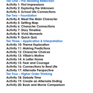 Silverfin Charlie Higson Worksheet Activity Booklet