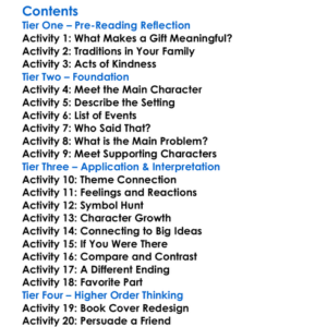 Simple Gifts Lucy Maud Montgomery Worksheet Activity Booklet