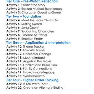 Singing With Angels 2016 Worksheet Activity Booklet