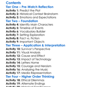 Sinking Of The Lusitania Terror At Sea 2007 Worksheet Activity Booklet