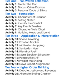 Sinners And Saints 2010 Worksheet Activity Booklet