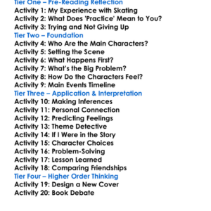 Skates Worksheet Activity Booklet