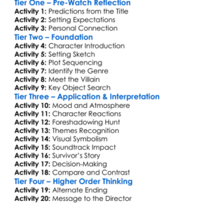 Skull A Night Of Terror 1987 Worksheet Activity Booklet