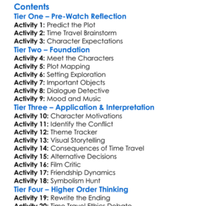Slade Collins In And Out Of Time 2016 Worksheet Activity Booklet