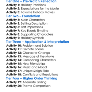 Sleigh Bells Ring 2016 Worksheet Activity Booklet