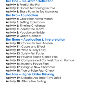 Small Soldiers Worksheet Activity Booklet