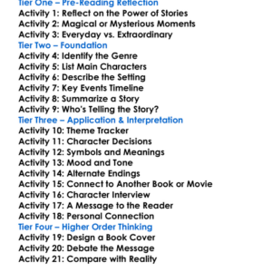 Smoke And Mirrors Neil Gaiman Worksheet Activity Booklet