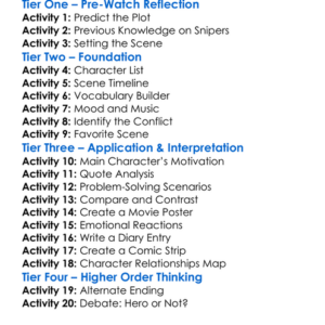 Sniper Ghost Shooter 2016 Worksheet Activity Booklet