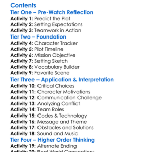 Sniper Grit Worksheet Activity Booklet