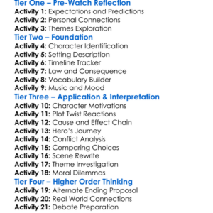 Snitch 2013 Worksheet Activity Booklet