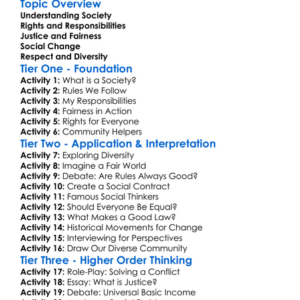 Social Philosophy Worksheet Activity Booklet