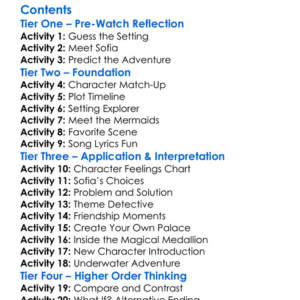 Sofia The First The Floating Palace 2013 Worksheet Activity Booklet