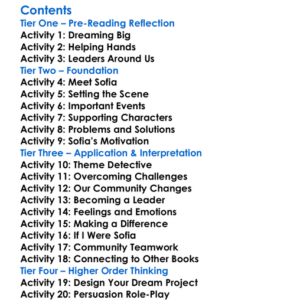 Sofia Valdez Future Prez Andrea Beaty Worksheet Activity Booklet