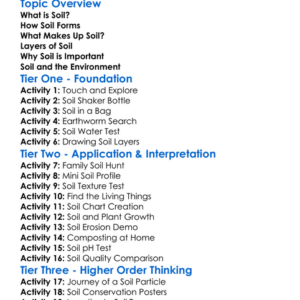 Soil Formation And Composition Worksheet Activity Booklet