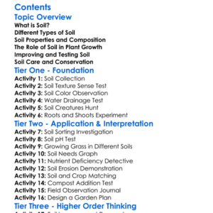 Soil Types And Their Effects On Plant Growth Worksheet Activity Booklet