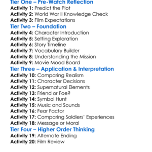 Soldiers Of The Damned 2015 Worksheet Activity Booklet