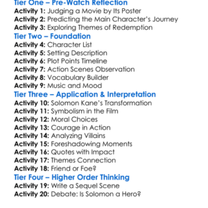 Solomon Kane 2009 Worksheet Activity Booklet