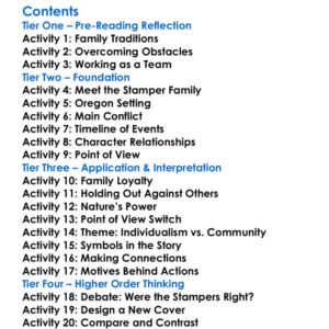 Sometimes A Great Notion Ken Kesey Worksheet Activity Booklet