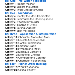 Son Of Man 2011 Worksheet Activity Booklet