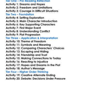 Song Yet Sung James Mcbride Worksheet Activity Booklet