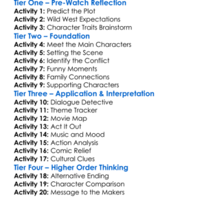 Sons Of Trinity 1995 Worksheet Activity Booklet