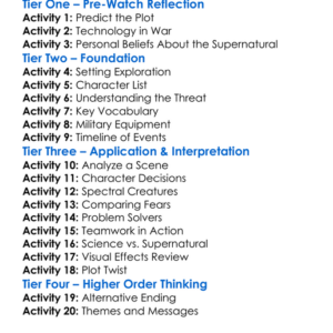 Spectral 2016 Worksheet Activity Booklet