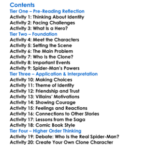 Spider-Man The Clone Saga Various Authors Worksheet Activity Booklet