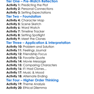 Splitting Adam 2015 Worksheet Activity Booklet