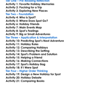Spot Goes On Holiday Worksheet Activity Booklet