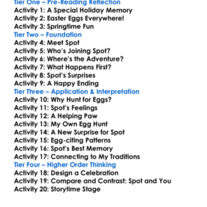 Spots First Easter Worksheet Activity Booklet