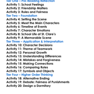 St Clares Enid Blyton Worksheet Activity Booklet