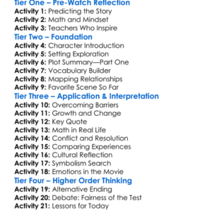Stand And Deliver Worksheet Activity Booklet