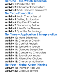 Star Trek Into Darkness 2013 Worksheet Activity Booklet