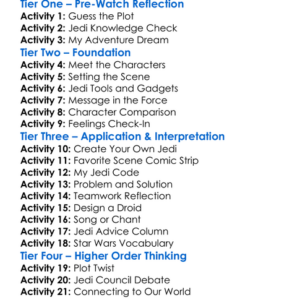 Star Wars Young Jedi Adventures Worksheet Activity Booklet
