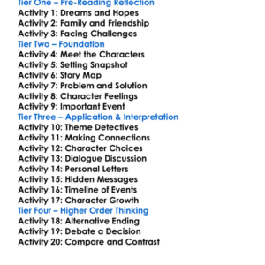 Stars Above Marissa Meyer Worksheet Activity Booklet