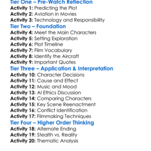 Stealth 2005 Worksheet Activity Booklet