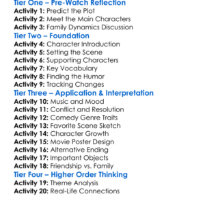 Step Brothers 2008 Worksheet Activity Booklet