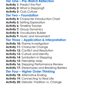 Step Sisters Worksheet Activity Booklet