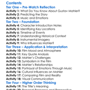 Sterben Werd Ich Um Zu Leben Worksheet Activity Booklet