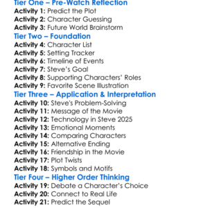 Steve 2025 Worksheet Activity Booklet