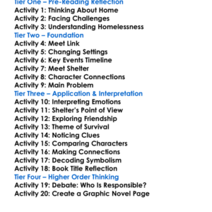 Stone Cold Robert Swindells Worksheet Activity Booklet