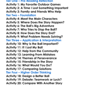 Stop That Ball Atinuke Worksheet Activity Booklet