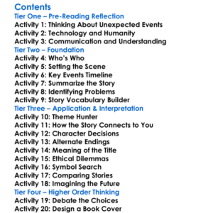Stories Of Your Life And Others Ted Chiang Worksheet Activity Booklet