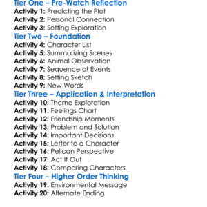Storm Boy 2019 Worksheet Activity Booklet