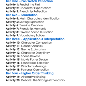 Strange Friends 2021 Worksheet Activity Booklet