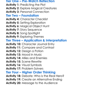 Strange Magic 2015 Worksheet Activity Booklet