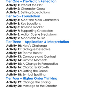 Striking Distance 1993 Worksheet Activity Booklet