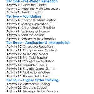 Stuber 2019 Worksheet Activity Booklet