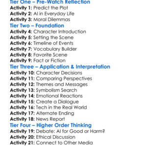 Subservience 2024 Worksheet Activity Booklet