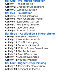 Sudden Impact 1983 Worksheet Activity Booklet